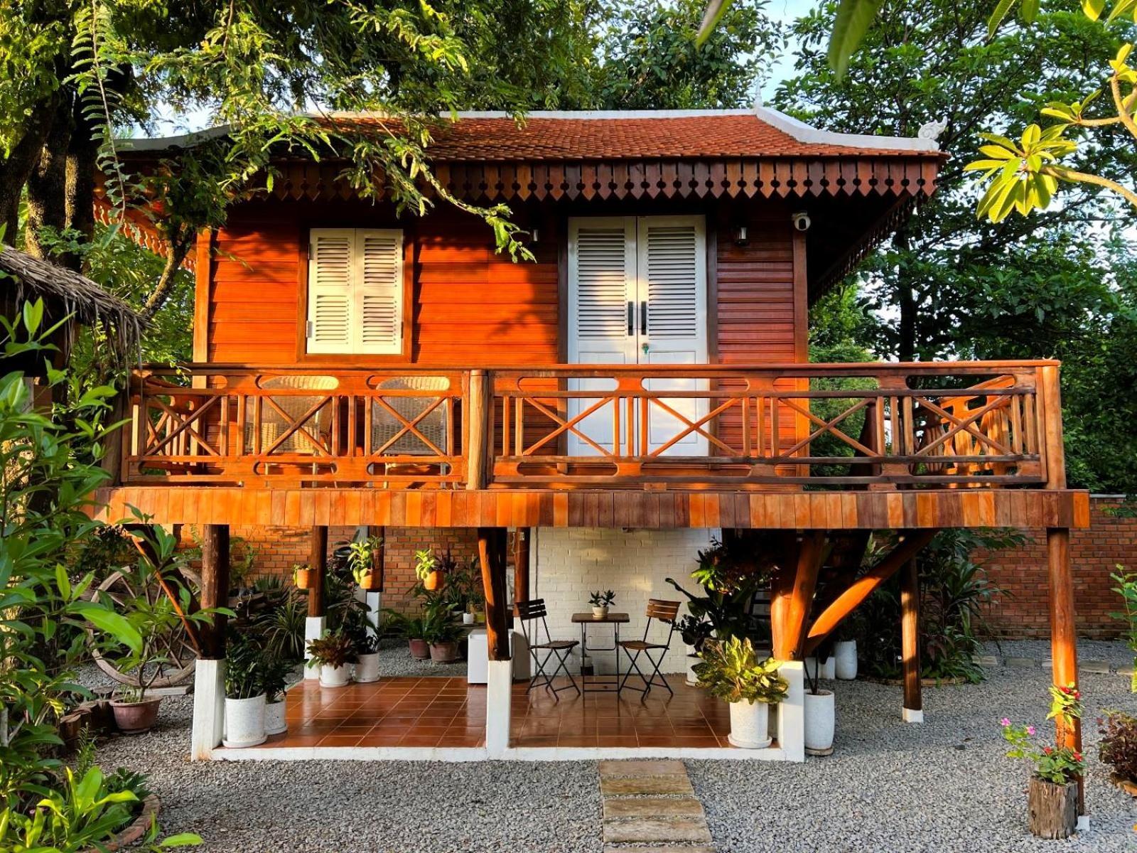 The Little Vegan Homestay Phumi Banteay Srei Экстерьер фото